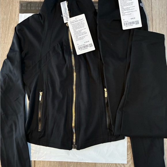 lululemon athletica Pants - lululemon athletica Black Leggings and Jacket Set